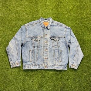 Vintage 90s Levi’s Denim Jean Jacket Men’s Size XL 70507-4890